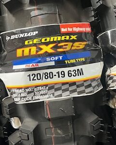 Dunlop 120/80-19 63M TT GEOMAX MX3S