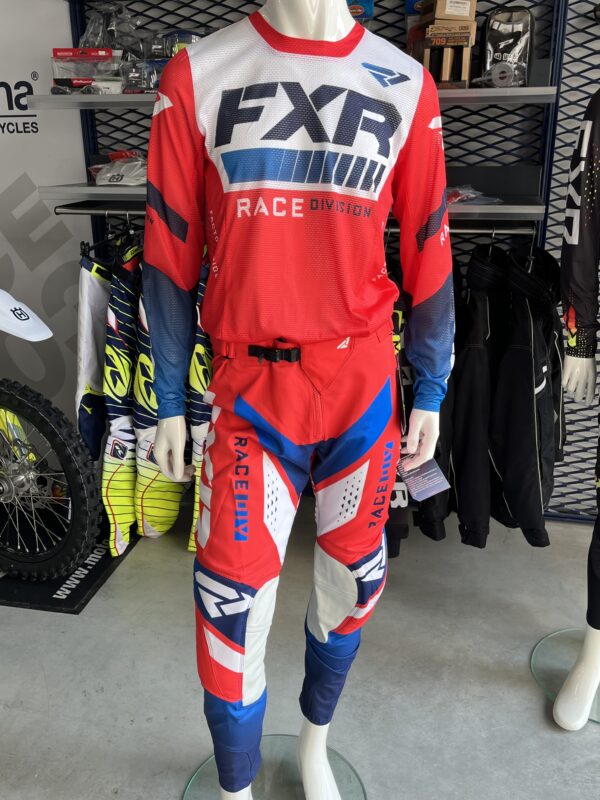 SALE  FXR Division MX broek rood /blauw