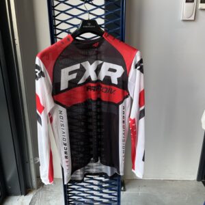 SALE  FXR MX Shirt zwart/rood /wit