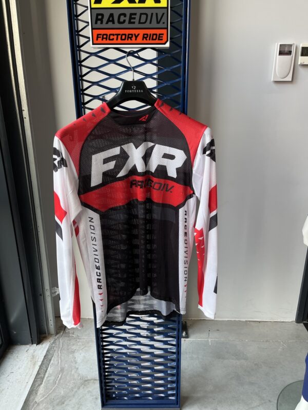SALE  FXR MX Shirt zwart/rood /wit