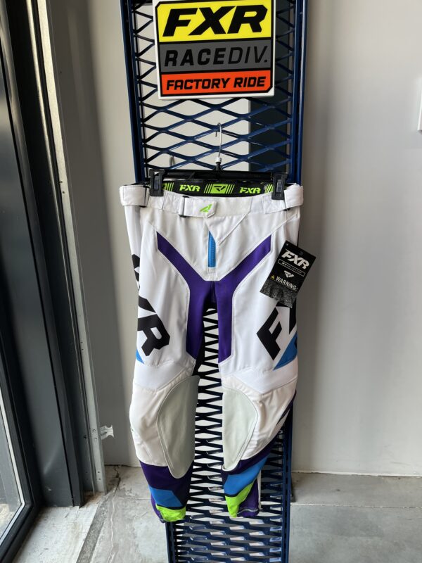 SALE  FXR REVO MX broek Paars /wit