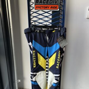 SALE  FXR Division MX broek blauw  /geel