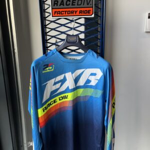 SALE  FXR MX Shirt Blauw/oranje/geel