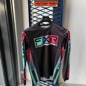 SALE  FXR MX Shirt Zwart/Paars