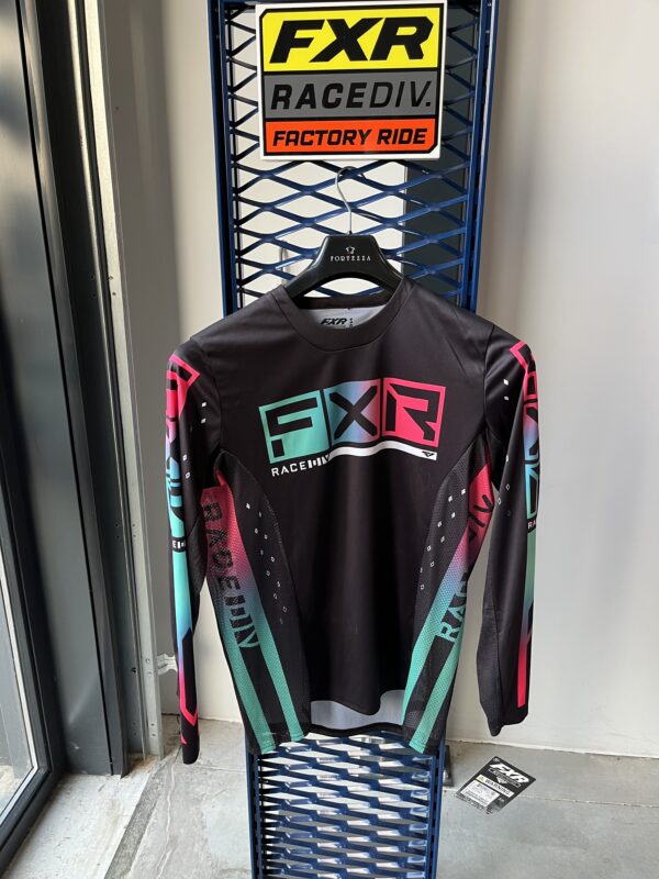 SALE  FXR MX Shirt Zwart/Paars