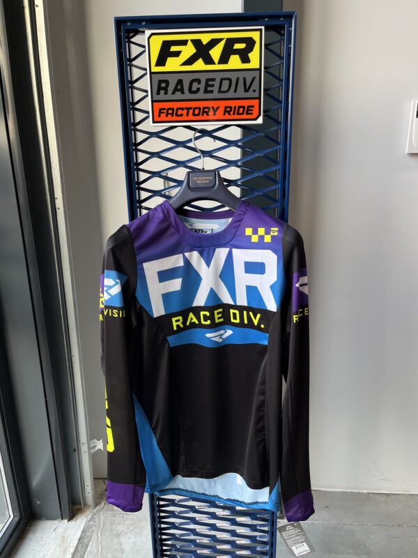 SALE  FXR MX Shirt Zwart/Paars