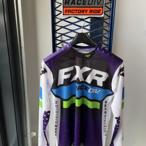 SALE  FXR MX Shirt Wit/Paars