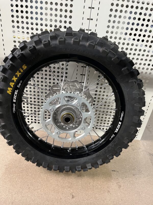 Nieuwe MX grote wielenset 19" - 16" KTM-HQV-Gas Gas 85cc compleet. - Afbeelding 3